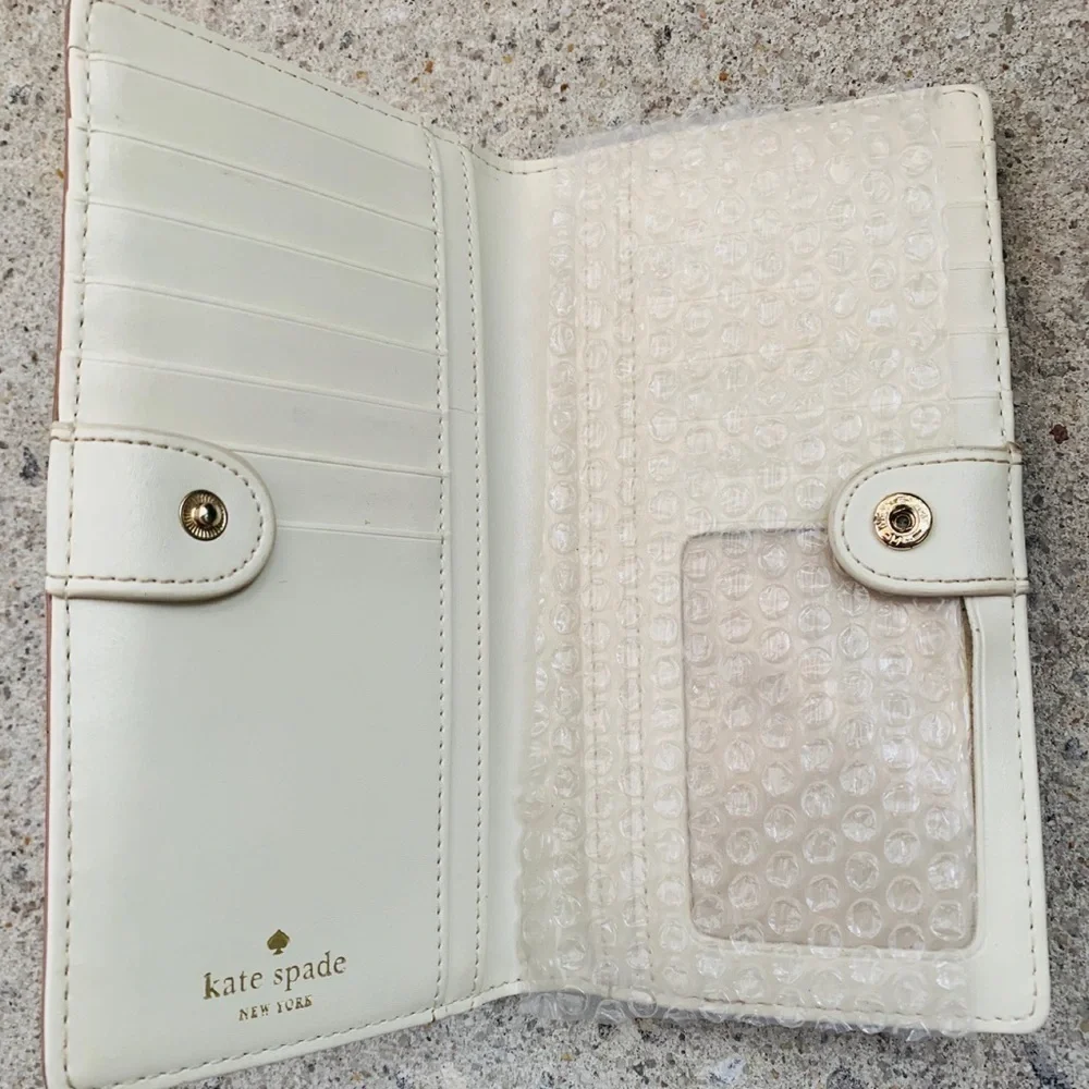 Kate Spade Pink Mavis Glitter Tote & Wallet Set